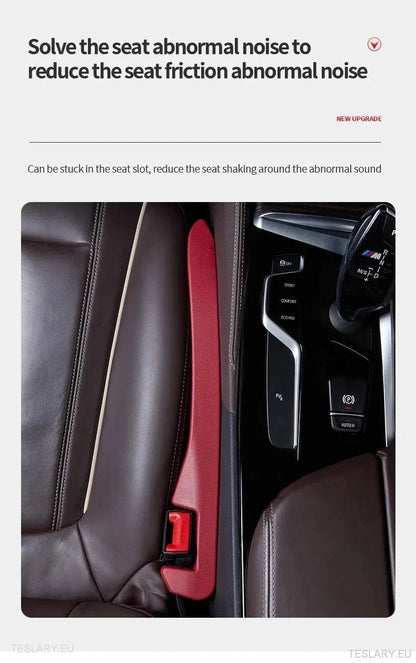 Seat Gap Filler for Tesla Model 3 , Y & S with Logo - TESLARY Tesla Shop Accessories Europe Nederlands Dublin Cork Ireland Deutschland Espana Alicante France Italia