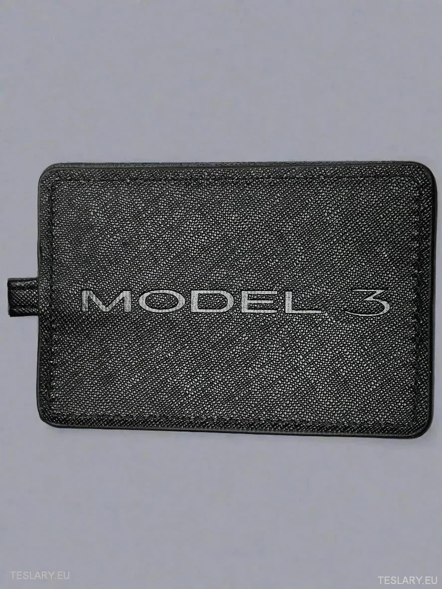 Modern nøkkel case cover med Tesla Model 3 -logo
