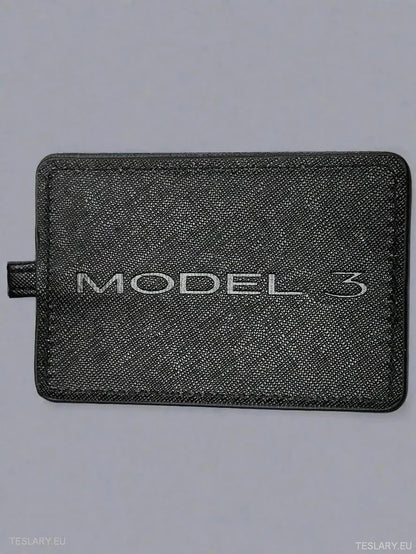 Modern nøkkel case cover med Tesla Model 3 -logo