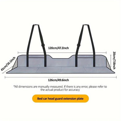 SUV Camping Bed Seat Extension Headboard & Support for Comfortable Sleep in your Tesla Model Y- Buy from Europes TESLARY.EU