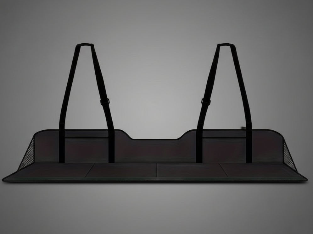 SUV Camping Bed Seat Extension Headboard & Support for Comfortable Sleep in your Tesla Model Y- Buy from Europes TESLARY.EU