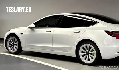 Tesla Modell 3 18" Helfelg sølvfargede og svarte sportsstilhjulkapsler