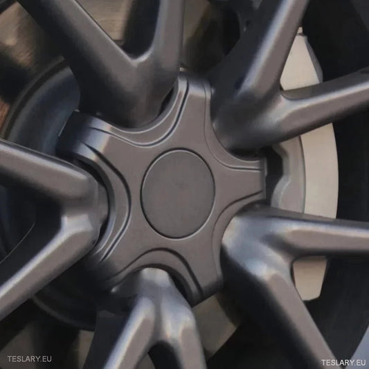 Tesla 3 - Five Claw Centre Caps for Original Alloy Wheels - TESLARY Tesla Shop Accessories Europe Nederlands Ireland Deutschland Espana Alicante France Italia