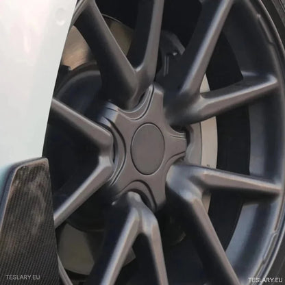 Tesla 3 - Five Claw Centre Caps for Original Alloy Wheels - TESLARY Tesla Shop Accessories Europe Nederlands Ireland Deutschland Espana Alicante France Italia