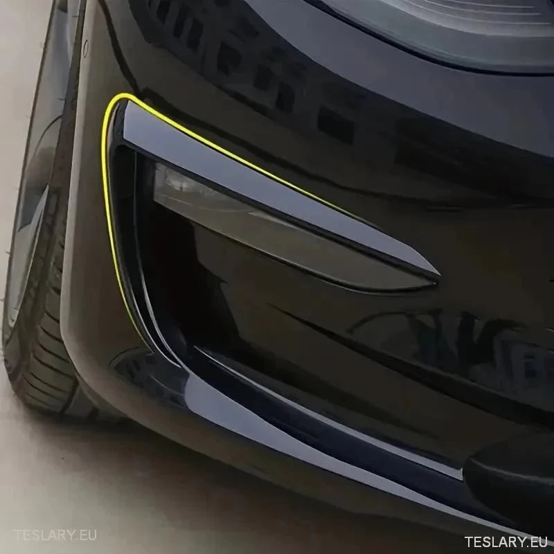 Tesla 3 Log Lights Wind Splitter - Gloss Black