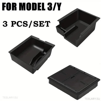 Tesla 3/Y Accessories 3 Piece Center Console Organiser Package - TESLARY Tesla Shop Accessories Europe Nederlands Ireland Deutschland Espana Alicante France Italia