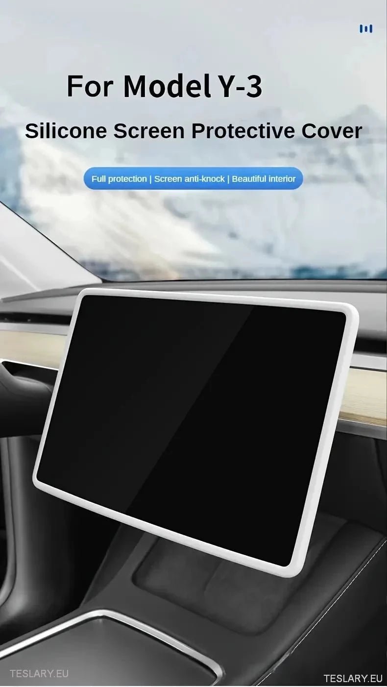 Tesla 3/Y Central Screen Silicon Edge Protector - TESLARY Tesla Shop Accessories Europe Nederlands Dublin Cork Ireland Deutschland Espana Alicante France Italia