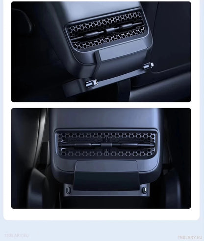 Tesla 3/y bakluftsventil usb med uttrekkbare kabler