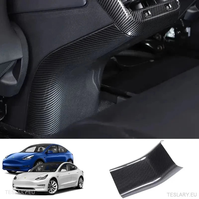 Tesla 3/Y Rear Kick Panel for Centre Console - TESLARY Tesla Shop Accessories Europe Nederlands Ireland Deutschland Espana Alicante France Italia