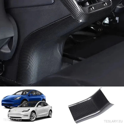 Tesla 3/Y Rear Kick Panel for Centre Console - TESLARY Tesla Shop Accessories Europe Nederlands Ireland Deutschland Espana Alicante France Italia