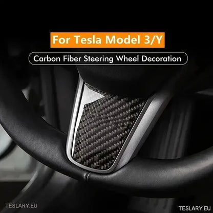Tesla 3/y Styring av karbonfiberstil trimdeksel