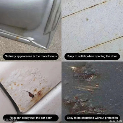 Tesla Car Door Silicone Protective Corner Cover with Logo - TESLARY Tesla Shop Accessories Europe Nederlands Ireland Deutschland Espana Alicante France Italia