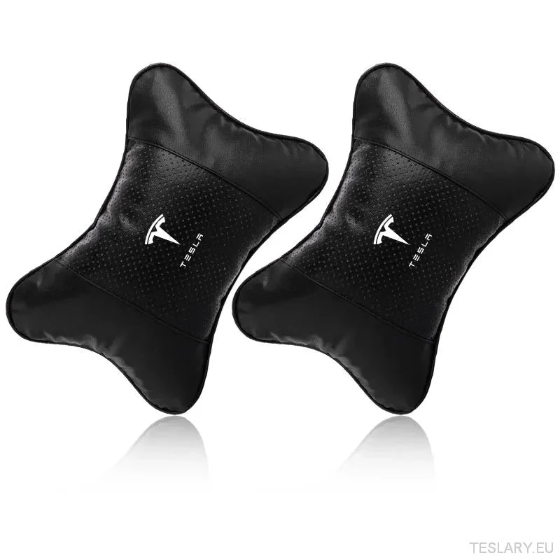 Tesla Car Seat Headrest Pillow - Premium Neck Support Cushion - TESLARY Tesla Shop Accessories Europe Nederlands Ireland Deutschland Espana Alicante France Italia