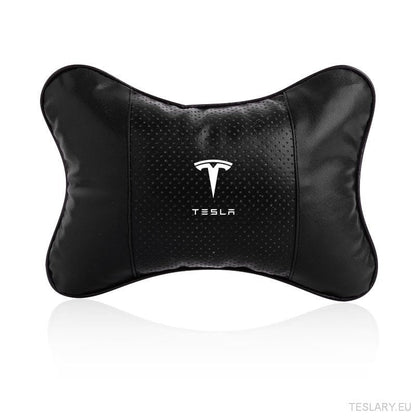 Tesla Car Seat Headrest Pillow - Premium Neck Support Cushion - TESLARY Tesla Shop Accessories Europe Nederlands Ireland Deutschland Espana Alicante France Italia
