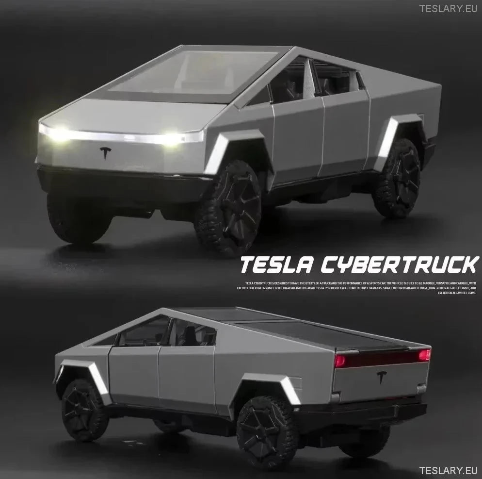 Tesla Cybertruck Model Car 1:32 Unofficial Version - TESLARY Tesla Shop Accessories Europe Nederlands Ireland Deutschland Espana Alicante France Italia