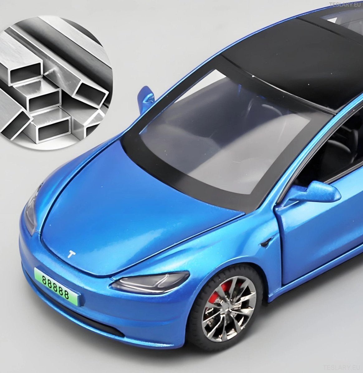 Tesla Model 3+ Highland 2024 1:32 Unofficial Version - TESLARY Tesla Shop Accessories Europe Nederlands Dublin Cork Ireland Deutschland Espana Alicante France Italia