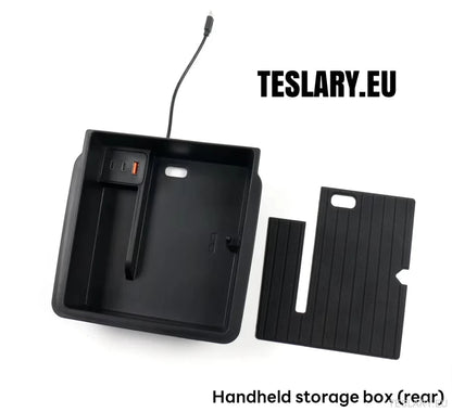 Tesla Model 3+ Highland Center lagringsbrett med USB -porter