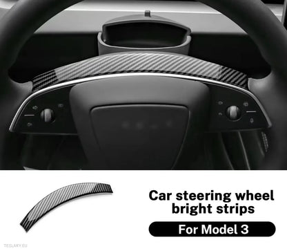 Tesla Model 3 Highland/Model Y Juniper Ratt Karbonfiber Black Style Kit