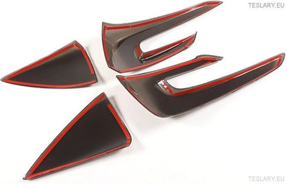 Tesla Model 3 / Y & 3+ Highland Tail Light Smoked Plastic Protective Covers - TESLARY Tesla Shop Accessories Europe Nederlands Dublin Cork Ireland Deutschland Espana Alicante France Italia