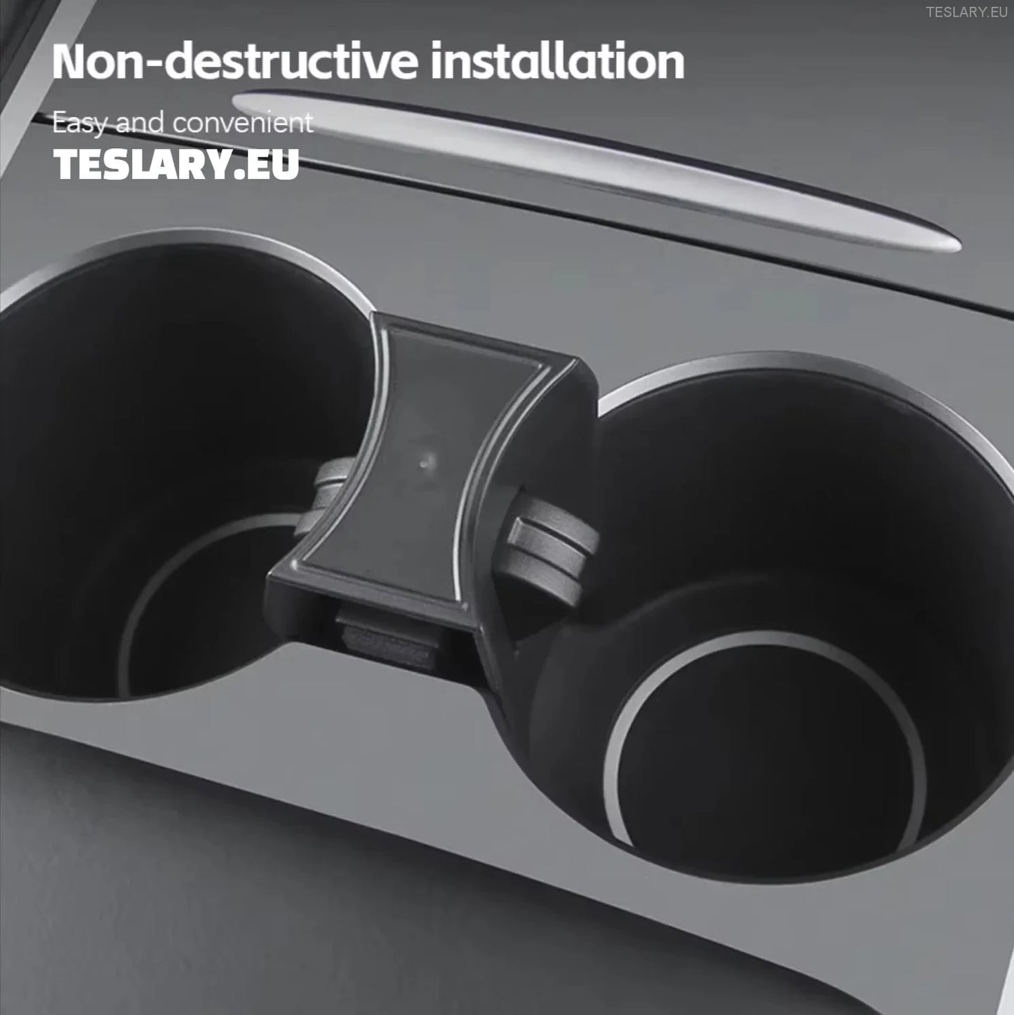 Tesla Model 3/Y Center Console Cup Holder Limiter for å stoppe søl