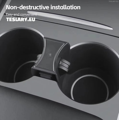Tesla Model 3/Y Center Console Cup Holder Limiter for å stoppe søl