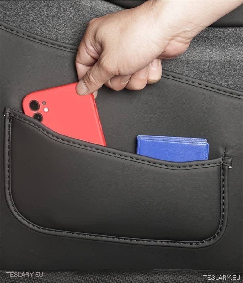 Tesla Model 3 /  Y Centre Console Side PU Leather Protector -TESLARY.IE Tesla Shop Europe