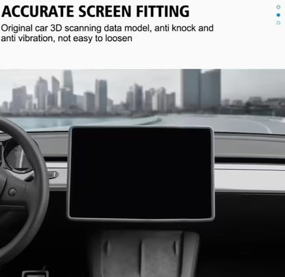 Tesla Model 3 / Y , Highland and Juniper Central Screen Silicon Edge Protector for 15" and 16" Screens - TESLARY Buy Tesla Shop Accessories Europe Nederlands Dublin Cork Ireland Deutschland Espana Iceland Finland France Italia