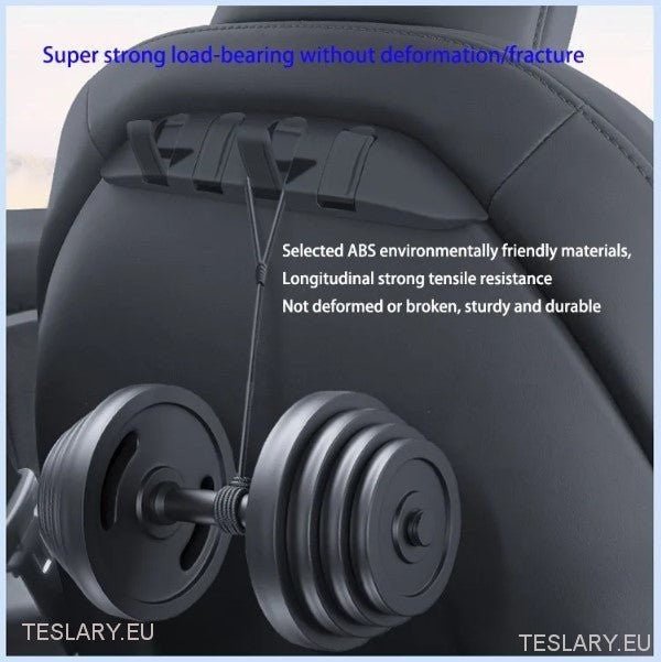 Tesla Model 3 / Y & Highland Hidden Hook for Back of Passenger or Driver Seats - TESLARY Tesla Shop Accessories Europe Nederlands Dublin Cork Ireland Deutschland Espana Alicante France Italia
