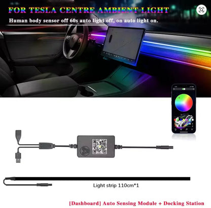 Tesla Model 3 / Y Led Ambient Lighting - TESLARY Tesla Shop Accessories Europe Nederlands Dublin Cork Ireland Deutschland Espana Alicante France Italia