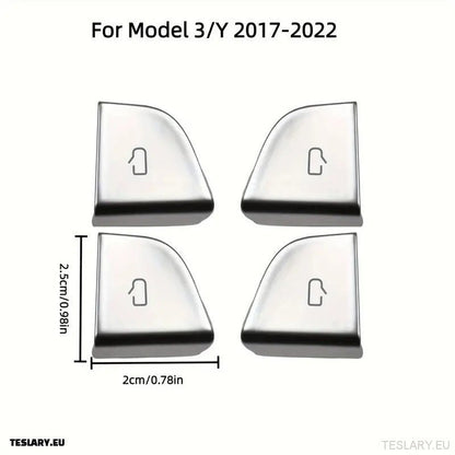 Tesla Model 3 Highland Silver Button Covers 2017-2022_5_TESLA_SHOP_ACCESSORIES_-_DEUTSCHLAND_FRANCE_1-_IRELAND_ITALIA_EIRE-TESLARY.EU_EUROPES_TESLA_SPECIALISTS