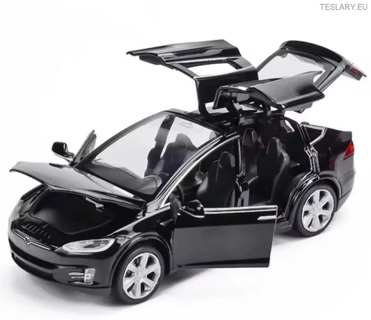 Tesla Model Model X 1:24 Skalamodell Uoffisiell versjon