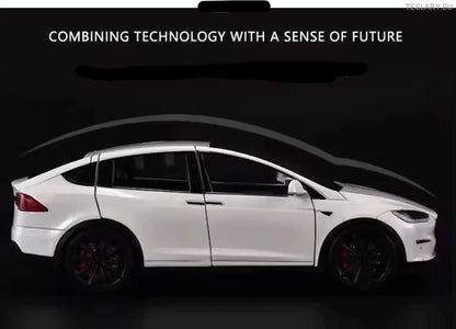 Tesla Model Model X 1:24 Skalamodell Uoffisiell versjon
