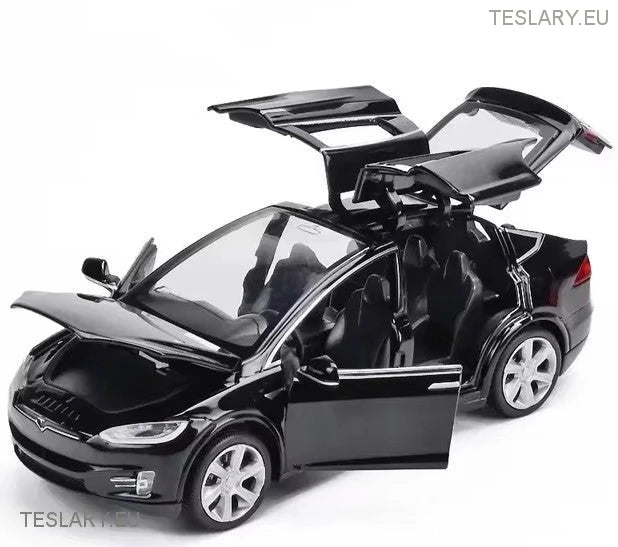 Tesla Model Model X 1:32 uoffisiell versjon svart, rød eller hvit