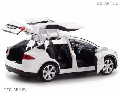 Tesla Model Model X 1:32 uoffisiell versjon svart, rød eller hvit