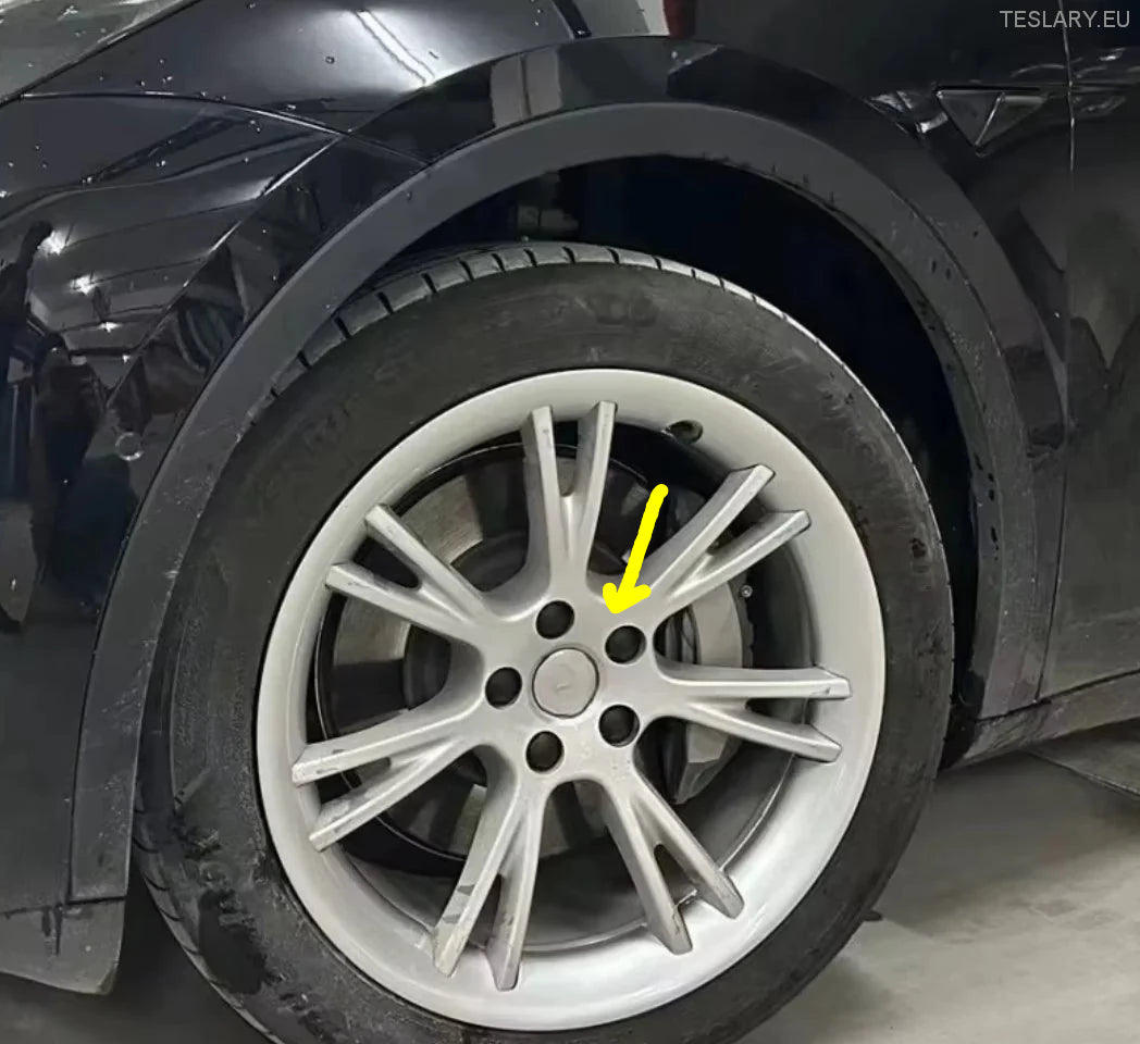 Legeringshjul Antitheft lugnøtter egnet for Tesla 3 y s x modeller