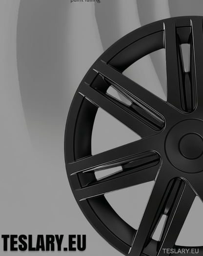 TESLA MODEL Y 19" UNIQUE S3 FULL COVER WHEEL HUBS STAR STYLE - TESLARY Tesla Shop Accessories Europe Nederlands Dublin Cork Ireland Deutschland Espana Alicante France Italia