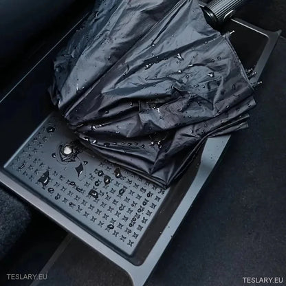Tesla Model y Front & Back TPU Seat Tray Drawer Arrangører
