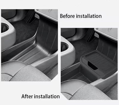 Tesla Model Y Juniper ( RWD Standard Only ) Center Console Lower Organizer Tray - TESLARY Tesla Shop Accessories Europe Nederlands Dublin Cork Ireland Deutschland Espana Alicante France Italia