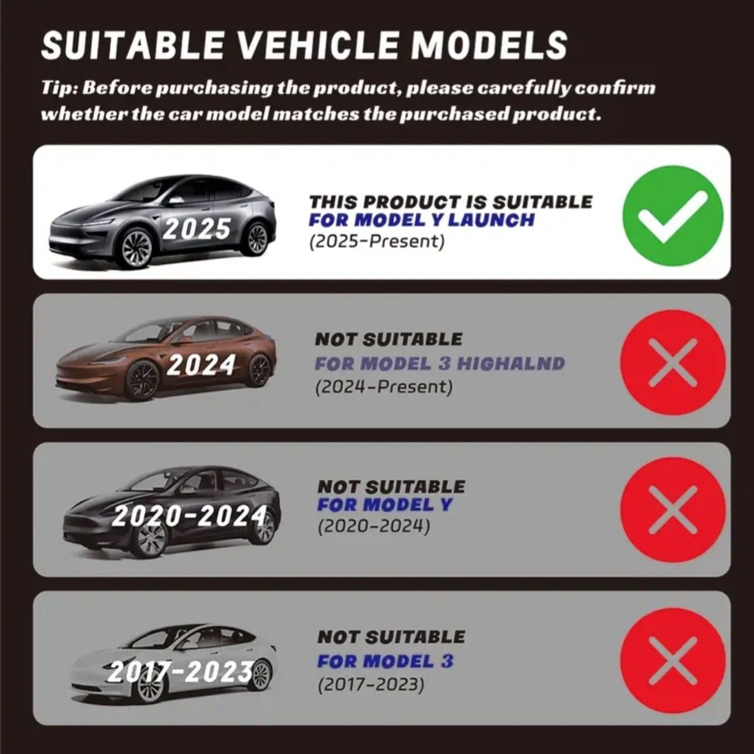 Tesla Model Y+ Juniper Trunk Mat TPE All Weather Water - Resistant - TESLARY Tesla Shop Accessories Europe Nederlands Dublin Cork Ireland Deutschland Espana Alicante France Italia