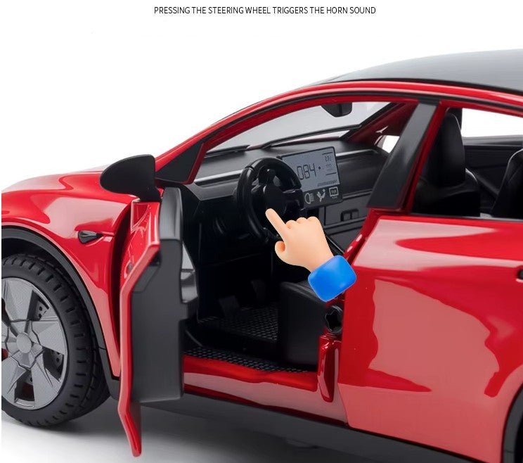 Tesla Model Y+ Juniper Unofficial 1:32 Scale Model Collectible or Toy - TESLARY Tesla Shop Accessories Europe Nederlands Dublin Cork Ireland Deutschland Espana Alicante France Italia