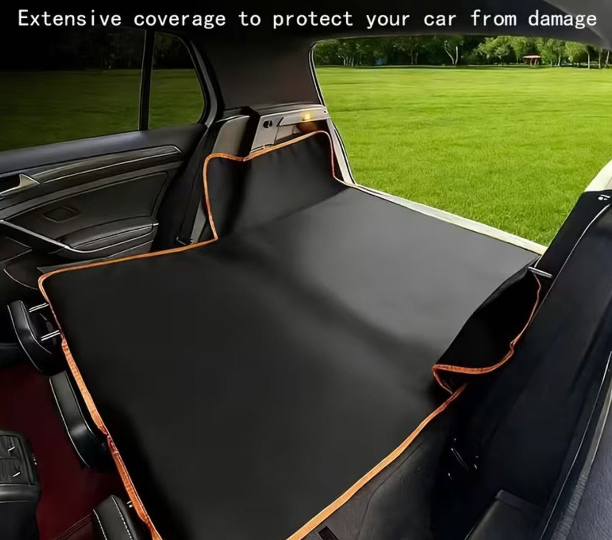 Tesla Model Y SUV Cargo Liner for Dogs - Waterproof, Non-Slip Pet Car Seat Cover with Side Protection - TESLARY Buy Tesla Shop Accessories Europe Nederlands Dublin Cork Ireland Deutschland Espana Iceland Finland France Italia