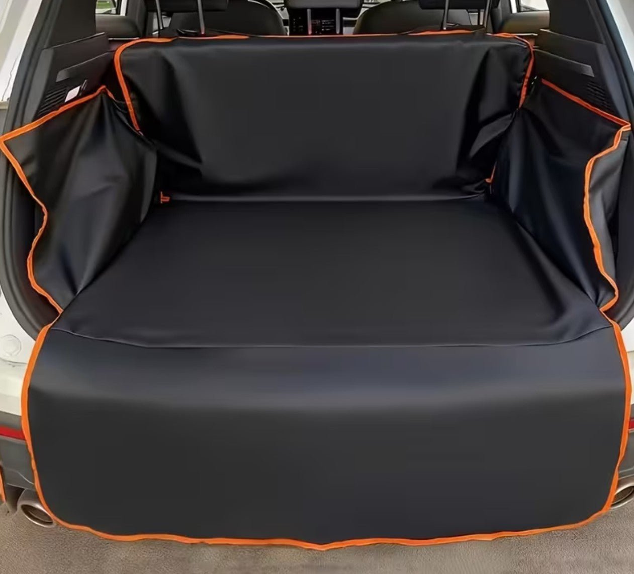 Tesla Model Y SUV Cargo Liner for Dogs - Waterproof, Non-Slip Pet Car Seat Cover with Side Protection - TESLARY Buy Tesla Shop Accessories Europe Nederlands Dublin Cork Ireland Deutschland Espana Iceland Finland France Italia