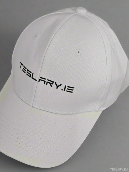 TESLARY BASEBALL HAT WITH LOGO TESLA SHOP ACCESSORIES IRELAND EUROPE DEUTSCHLAND FRANCE ESPANA UNITED KINGDOM